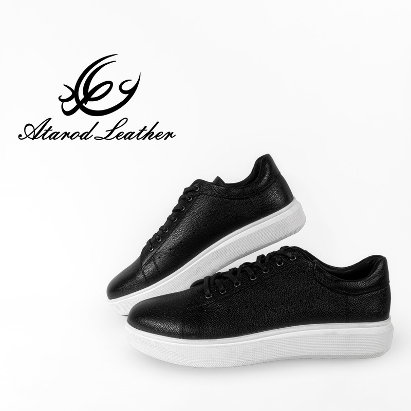 کفش طبی مردانه چرم عطارد مدل SH189 ونس چرمی سبک روزمره - تصویر 10