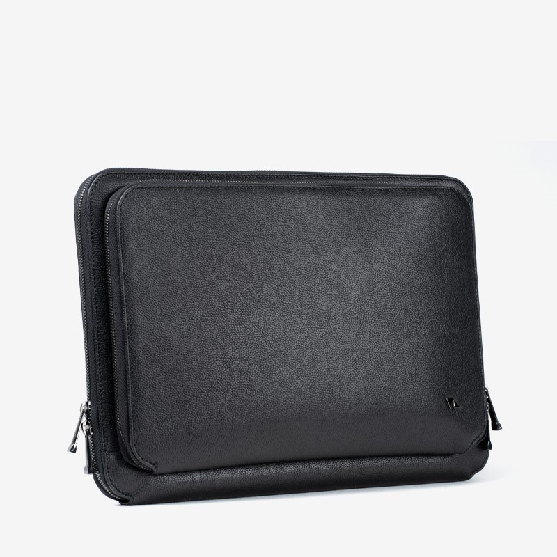 کیف دستی مردانه چرم مشهد مدل O5505-088-01 طراحی مینیمال برای محیط اداری - تصویر 19