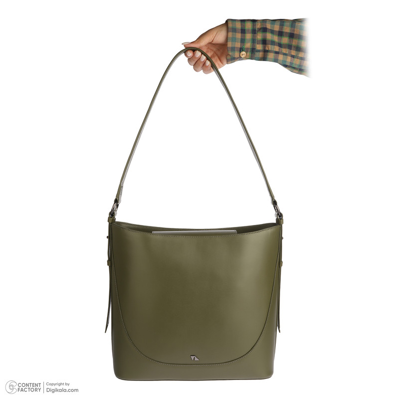 کیف دستی زنانه چرم مشهد مدل S5298-001 جادار - تصویر 25