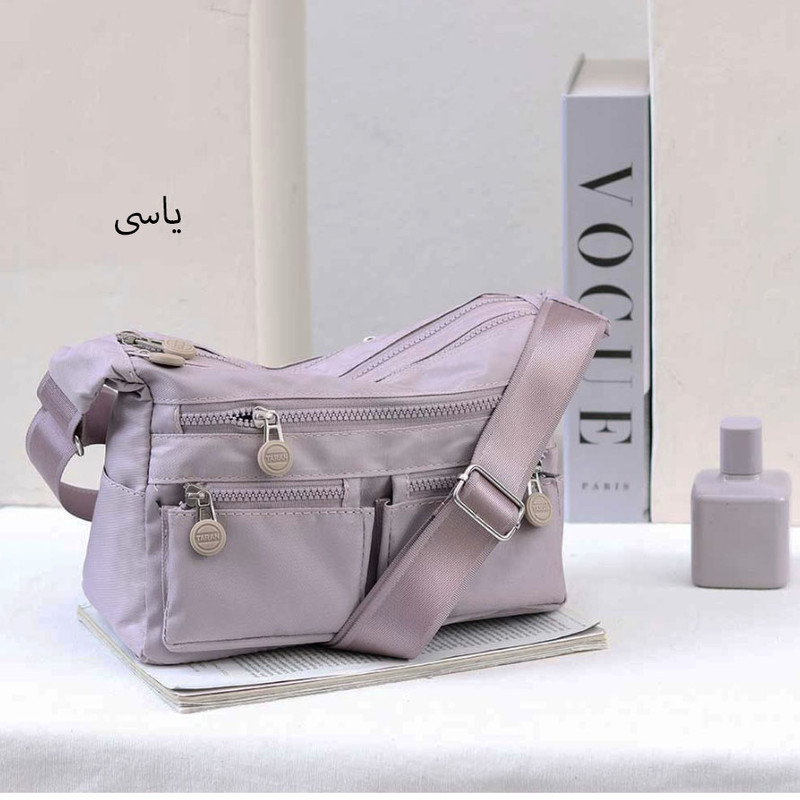 کیف رودوشی زنانه مدل 584 با شش جیب مجزا - تصویر 7