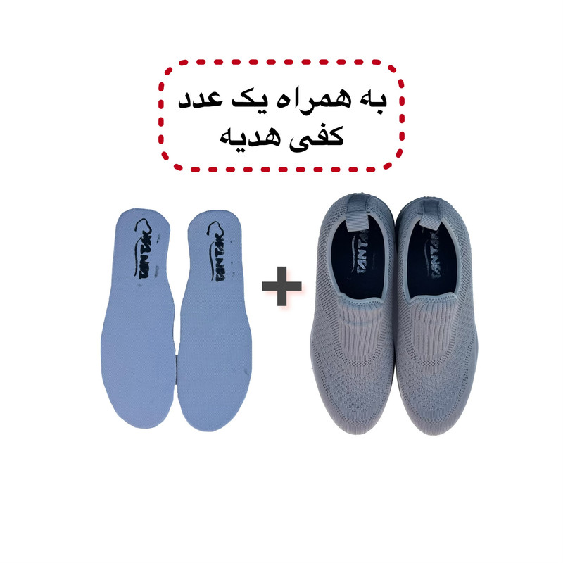 کفش راحتی تن تاک مدل آرشام ساده با رویه تنفس‌پذیر - تصویر 21