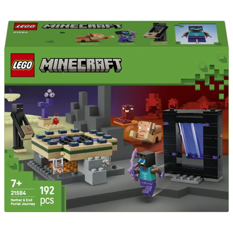 لگو Minecraft مدل Nether & End Portal Journey کد 21584 - تصویر 11