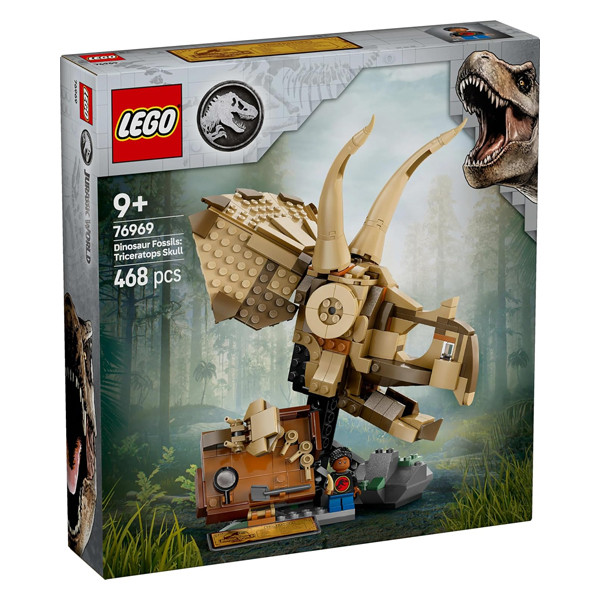لگو Jurassic World مدل Dinosaur Fossils Triceratops Skull