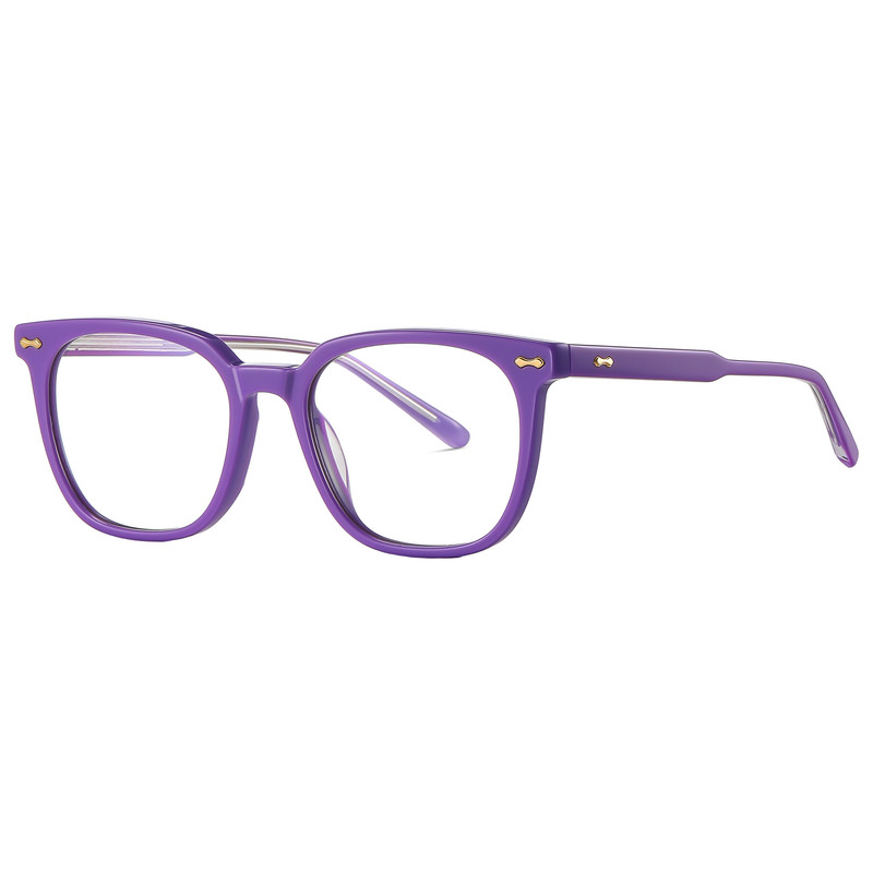 فریم عینک طبی مربعی زنانه بنفش PS8802C487-P181 مناسب تمام صورت‌ها