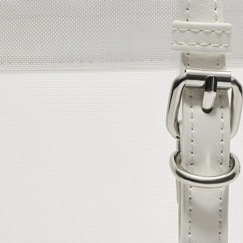 کیف دستی زنانه استرادیواریوس مدل Mesh Tote 2025 - تصویر 6
