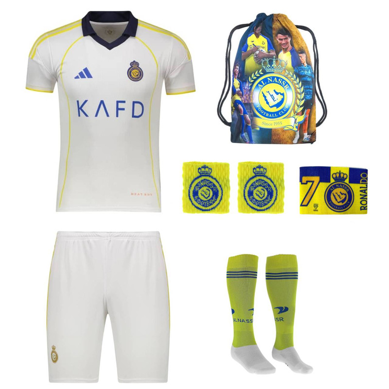 ست ۷ تکه لباس ورزشی مردانه مدل النصر طرح رونالدو کد 2026