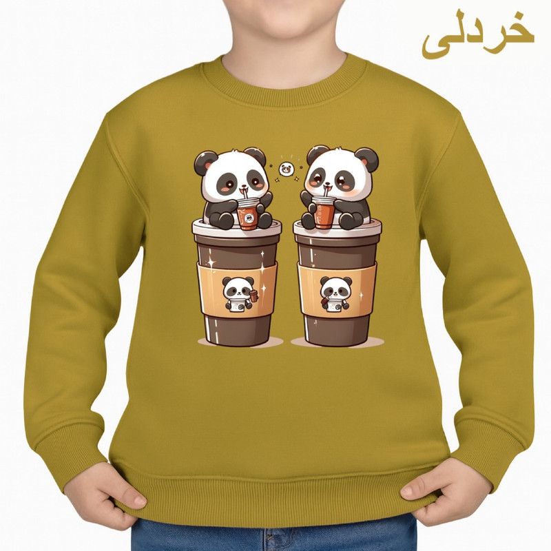 سوئشرت بچگانه طرح پاندا کد v24 پنبه درجه یک
