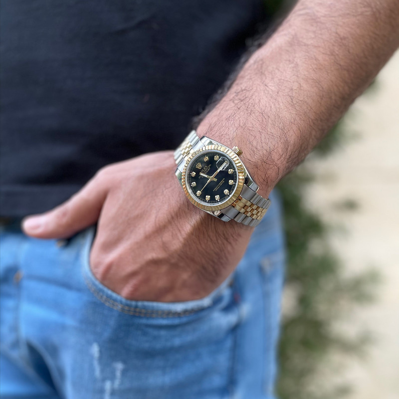 ساعت مچی عقربه‌ای مردانه Datejust با طرح کلاسیک رولکس - تصویر 6