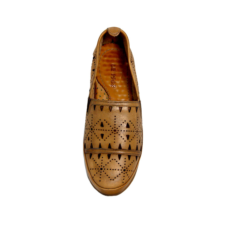 کفش کالج زنانه چرم طبیعی مدل 95595 کلاسیک - تصویر 3