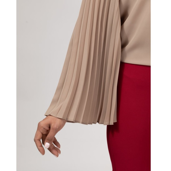 بلوز زنانه آستین‌بلند یقه‌گرد مدل SN-BD-913032781 - تصویر 4