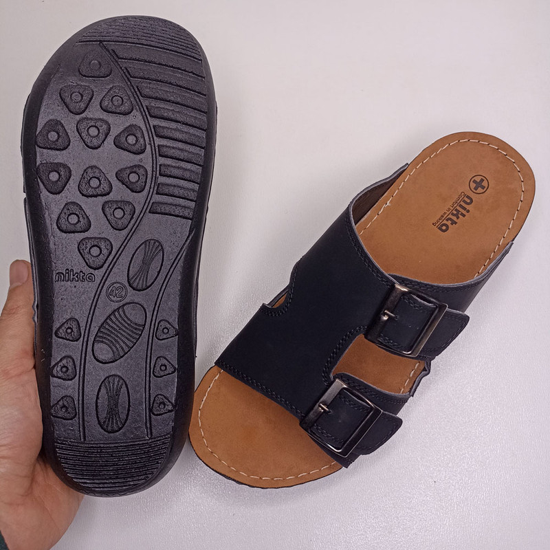 صندل طبی مردانه نیکتا با طراحی ارگونومیک و متریال چرمی باکیفیت - تصویر 9
