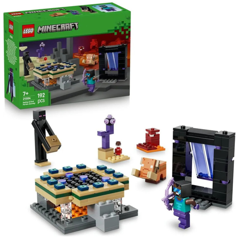 لگو Minecraft مدل Nether & End Portal Journey کد 21584 - تصویر 10