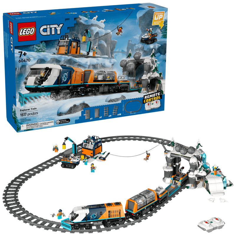 لگو City مدل Explorers’ Arctic Polar Express Train کد 60470 - تصویر 15