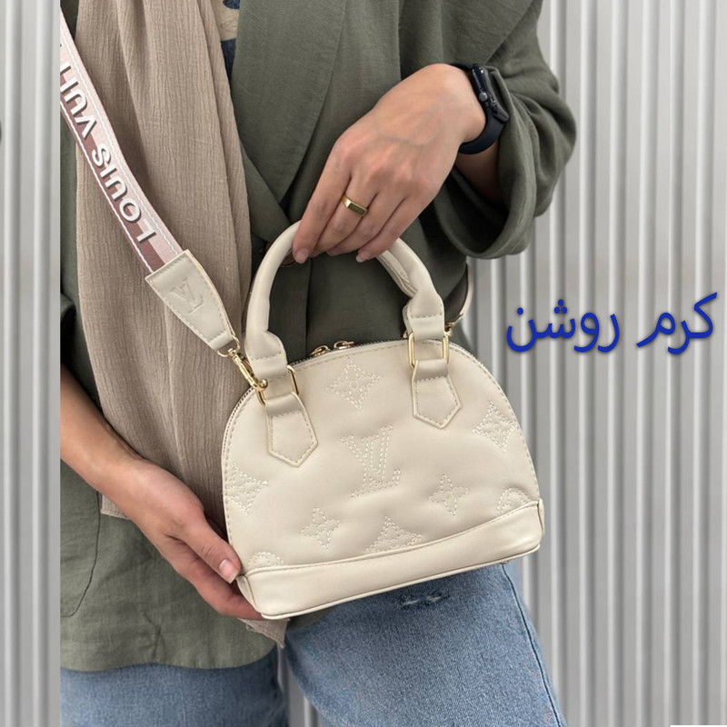 کیف دوشی شانه شیک با یراق‌آلات طلایی و پایدار - تصویر 6