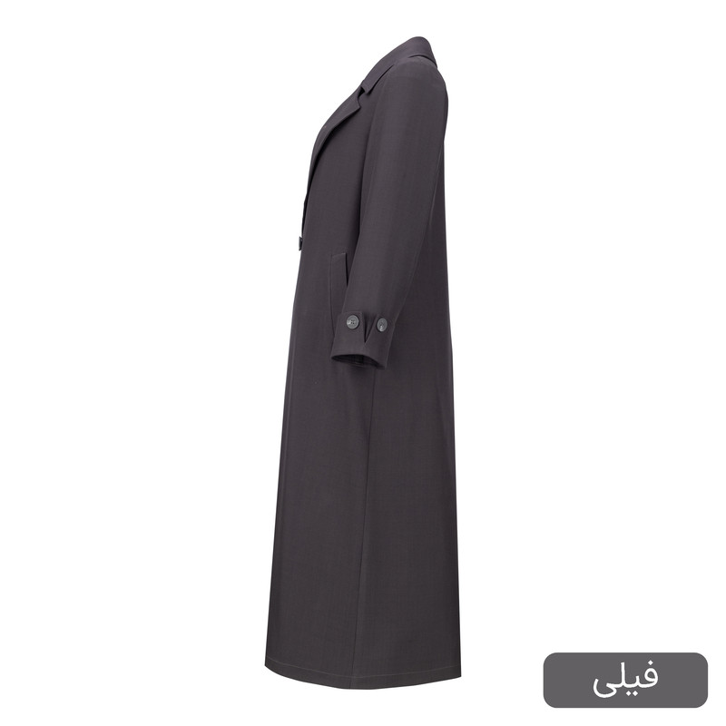 مانتو روی زانو زنانه السانا مدل وارش کد 2596 - تصویر 16