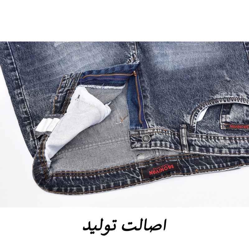 شلوار جین نیم‌بگ مردانه مدل 287 - تصویر 11