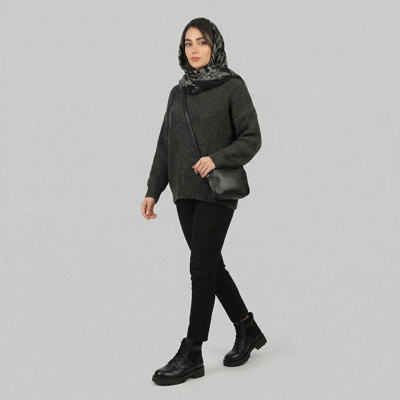 نیم‌بوت زنانه برند وحید مدل الگانس کد 9238 - تصویر 9