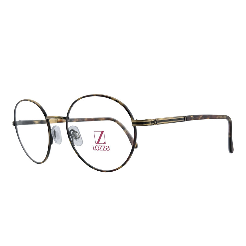 فریم عینک طبی گرد لوزا مدل VL1057 C519 مناسب صورت بیضی