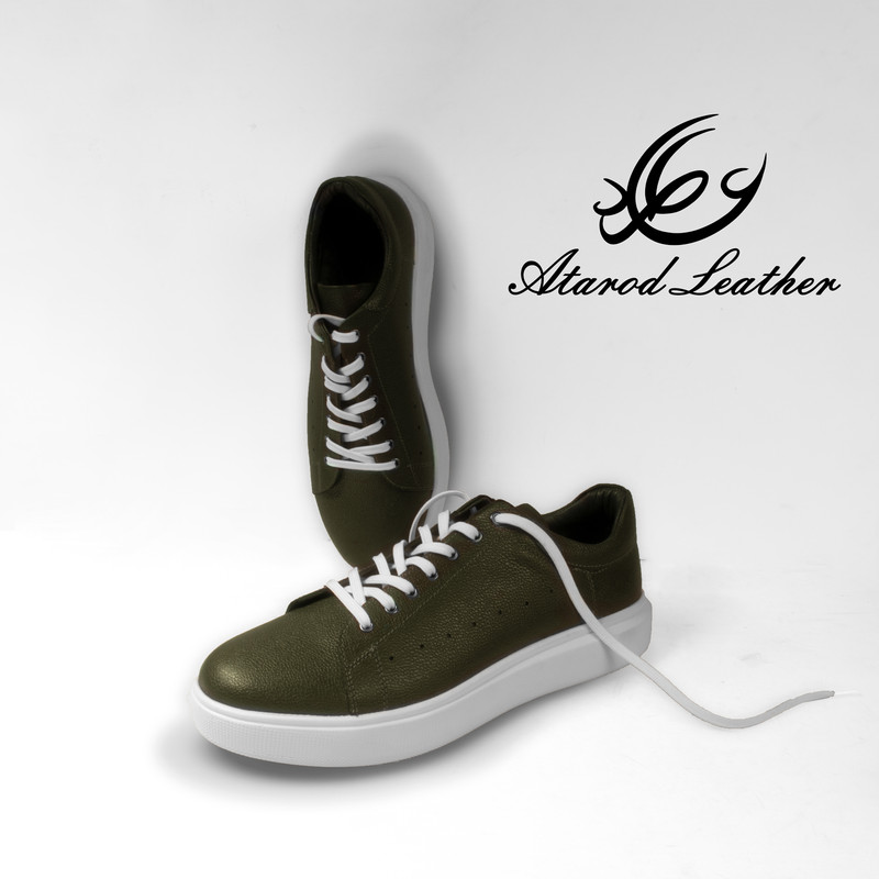 کفش طبی مردانه چرم عطارد مدل SH189 ونس چرمی سبک روزمره - تصویر 22