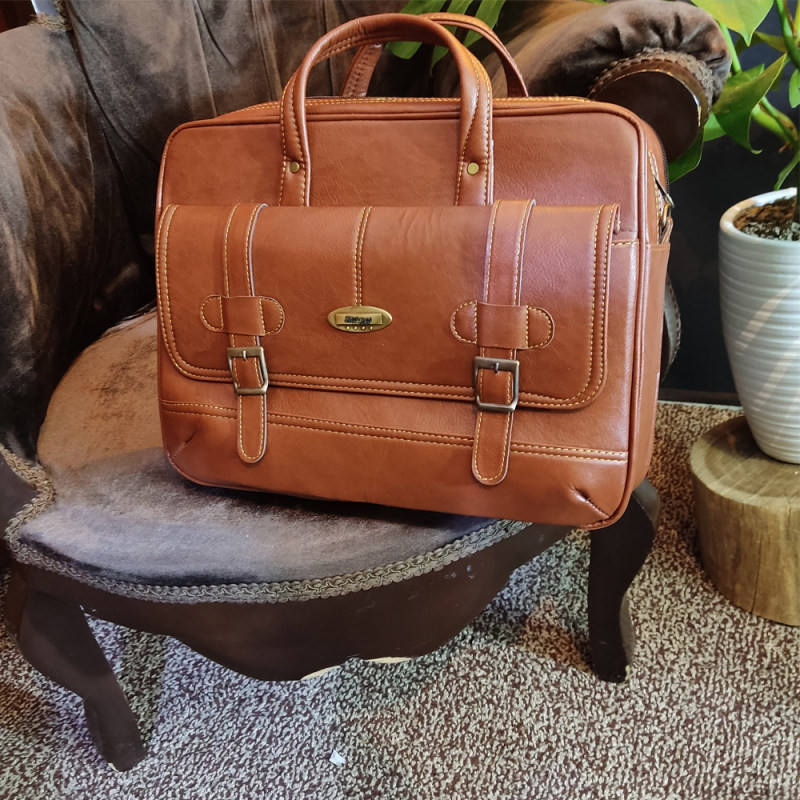 کیف اداری مردانه مدل A265 چرم مصنوعی پرمیوم - تصویر 5