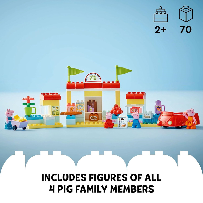 لگو Duplo مدل Peppa Pig Supermarket کد 10434 - تصویر 9