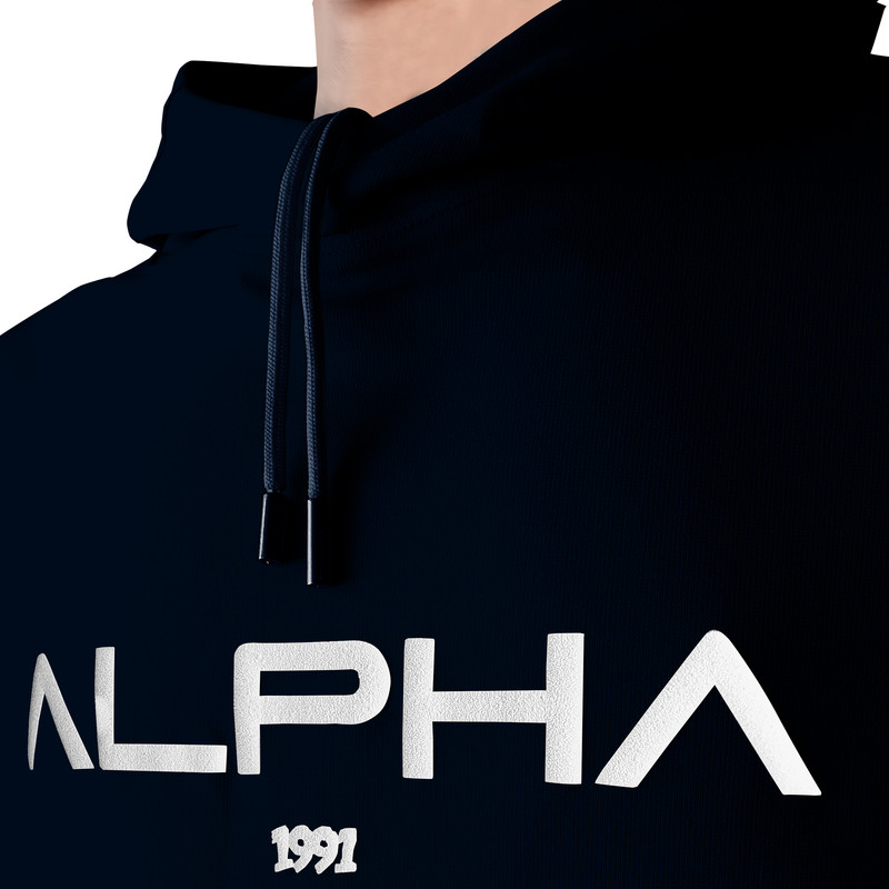 هودی ورزشی مردانه نوزده نودیک با چاپ پفکی ALPHA - تصویر 14