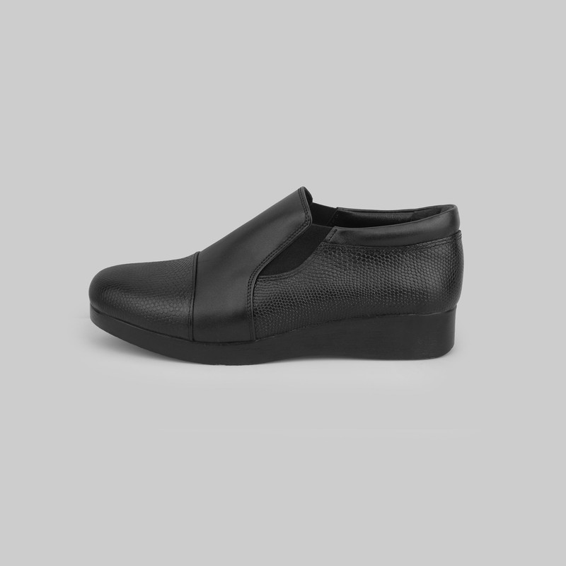 کفش طبی زنانه چرم عطارد مدل SH82 تمام چرم خاص - تصویر 6