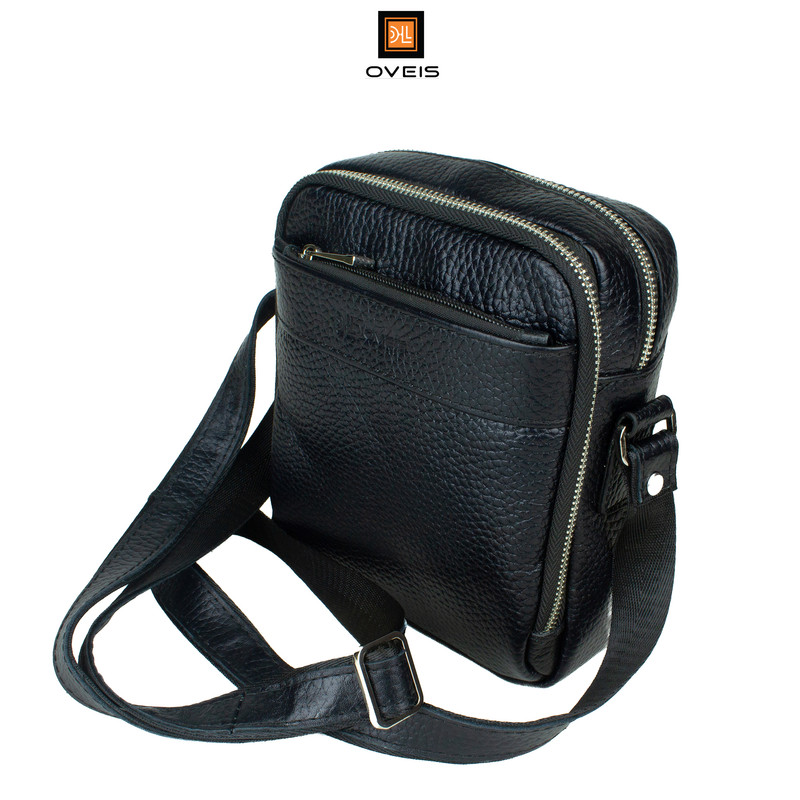 کیف رودوشی چرم اویس مدل K12008_F دو محفظه - تصویر 6