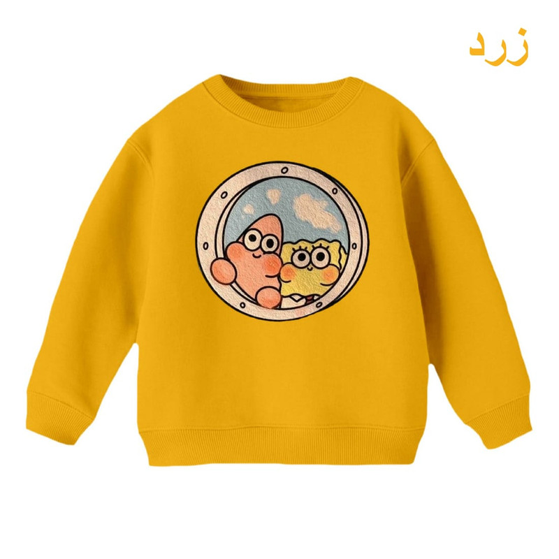 سویشرت بچه‌گانه باب اسفنجی و پاتریک، پنبه درجه یک - تصویر 9