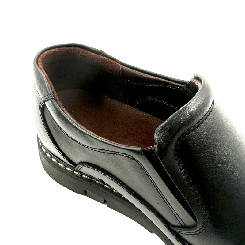 کفش رسمی روزمره چرم طبیعی مردانه چرم میخچی V352 - تصویر 8
