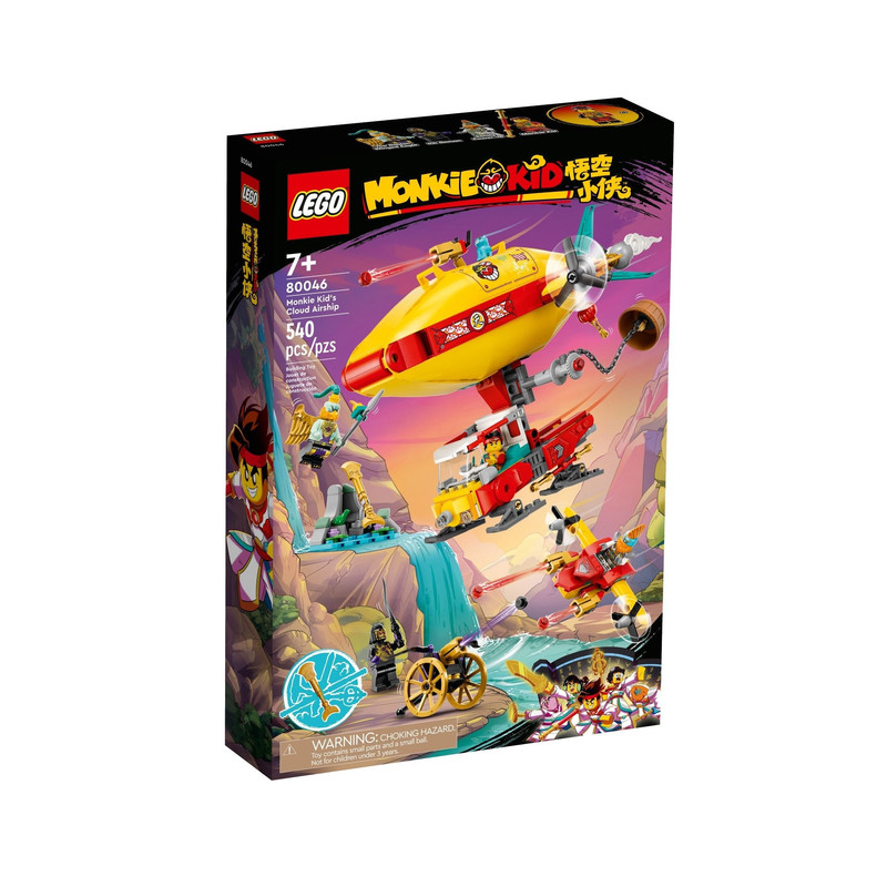 لگو Monkie Kid مدل Cloud Airship کد 80046 با 540 قطعه لگو Monkie Kid مدل Cloud Airship کد 80046 با 540 قطعه