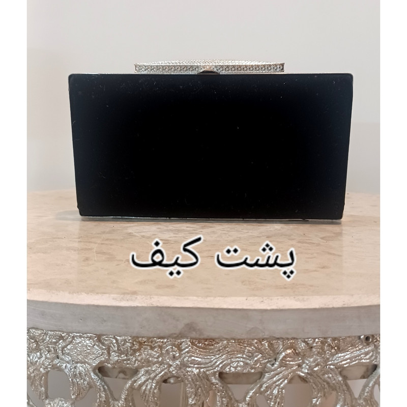 کیف مجلسی زنانه جواهردوزی شده با پارچه مخمل ترک - تصویر 7