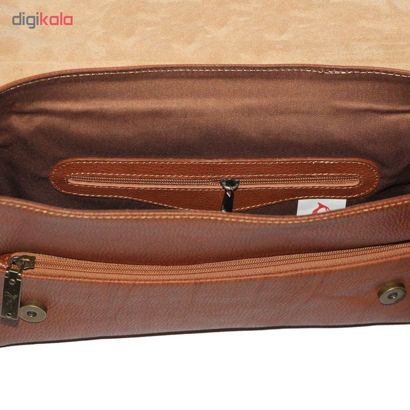 کیف رودوشی چرم بارز مدل DG42 چرم طبیعی فلوتر - تصویر 6