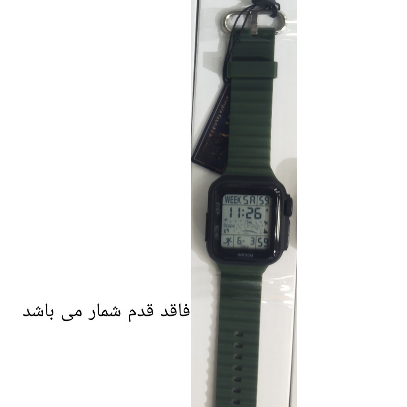 ساعت مچی دیجیتال اسپرت تک‌زمانه کرنوگراف پیو بند ضدآب استخری کد B3 - تصویر 3