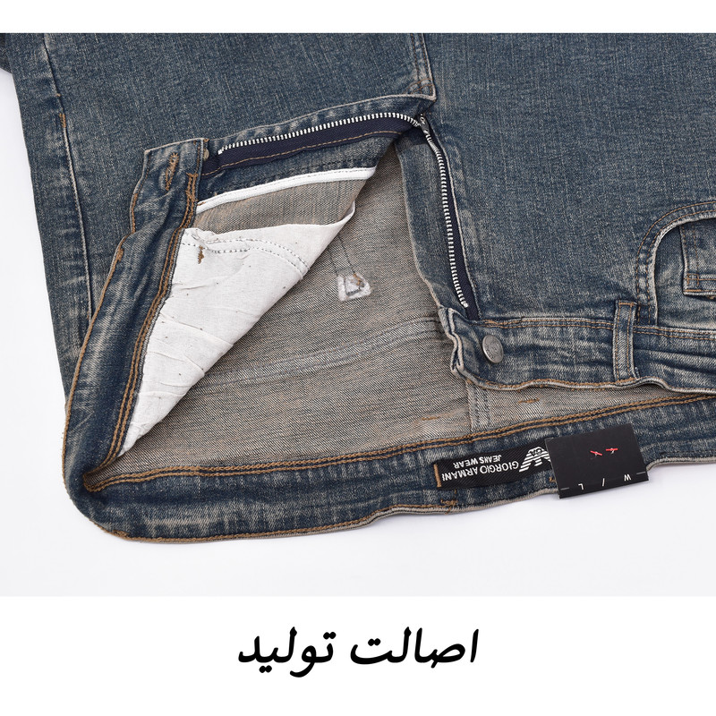 شلوار جین مردانه بلوون فیت راسته کد M5794 - تصویر 13