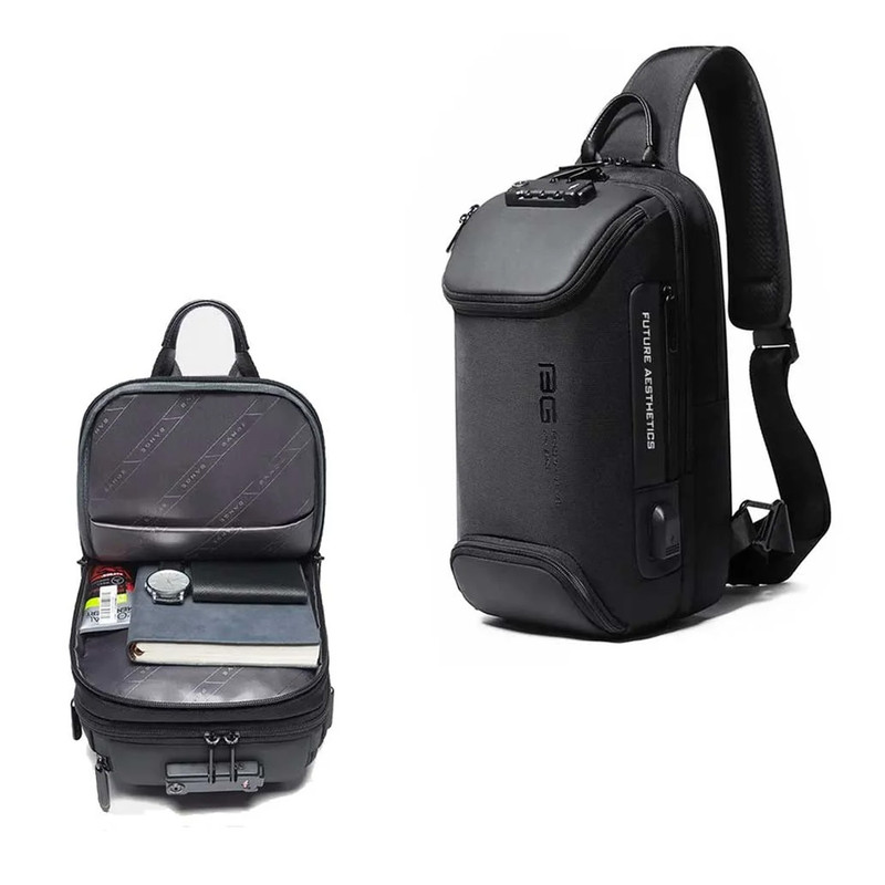 کیف کراس بادی بنج مدل 7082 ضدآب با درگاه USB - تصویر 17