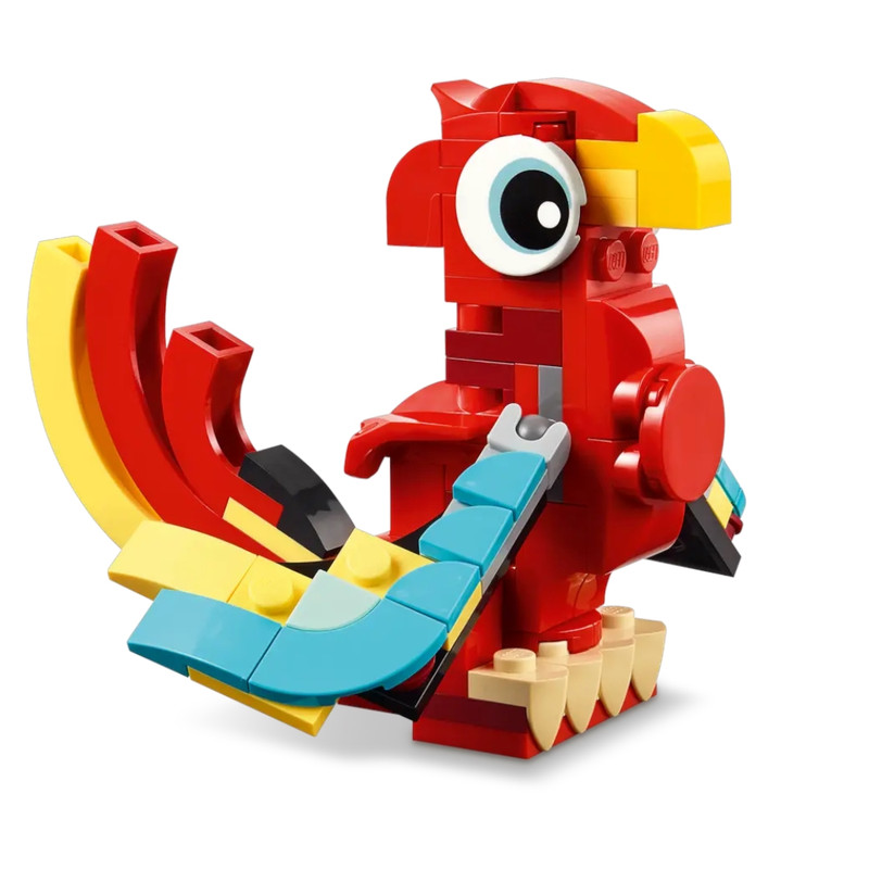 لگو Creator مدل Red Dragon کد 31145 - تصویر 5