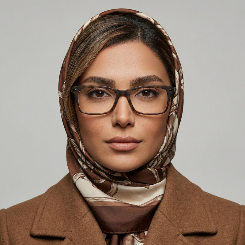فریم عینک طبی مستطیلی زنانه ری بن مدل RX7039-5200 - تصویر 3