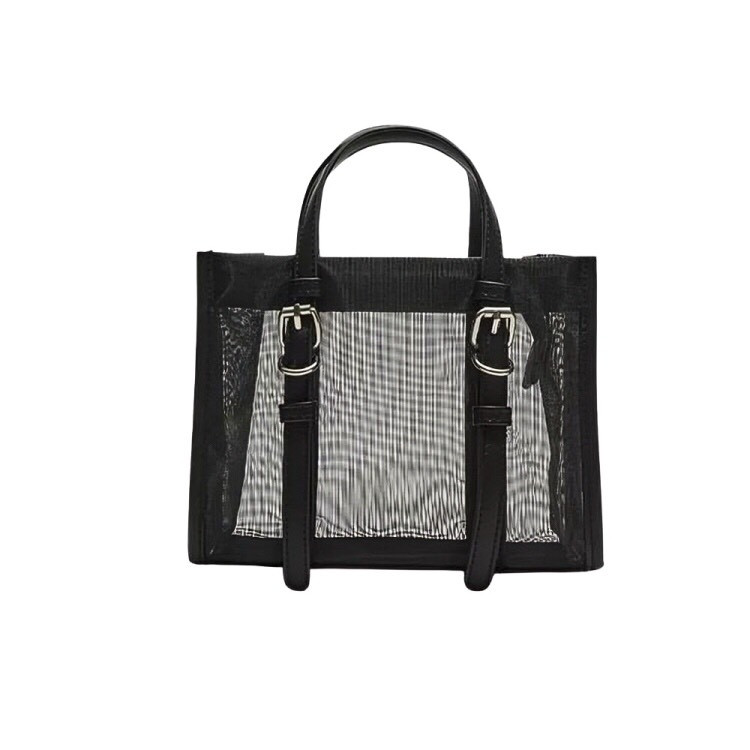 کیف دستی زنانه استرادیواریوس مدل Mesh Tote 2025