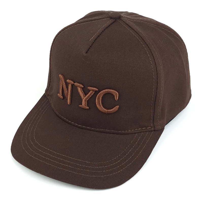 کلاه کپ بیسبالی کتان طرح NYC کد ۳۱۹۰ - تصویر 3
