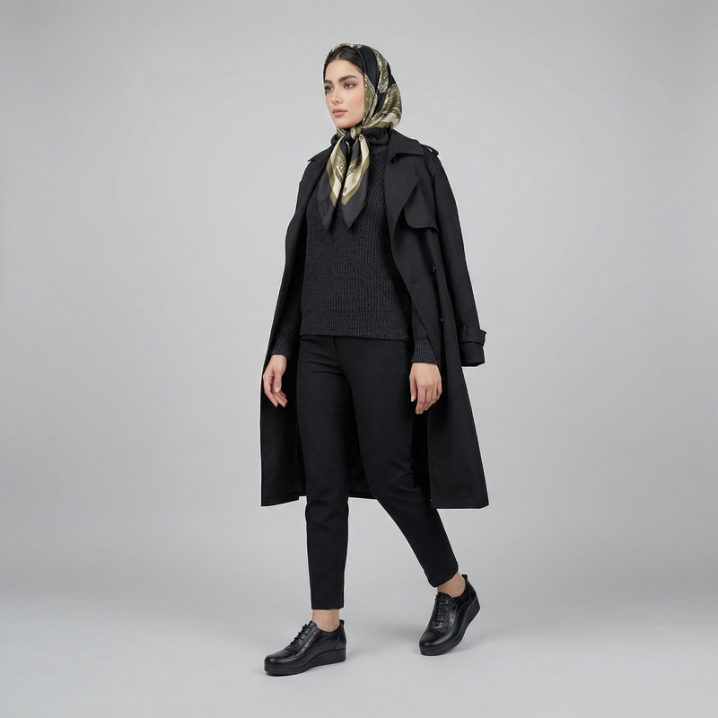 کفش طبی زنانه چرم عطارد مدل SH44 تمام چرم طبیعی - تصویر 13