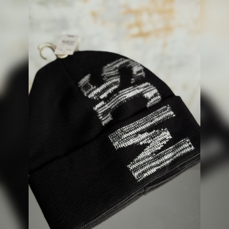 کلاه بافتنی ماوی mv17 ترکیه‌ای مشکی تایپوگرافی - تصویر 8