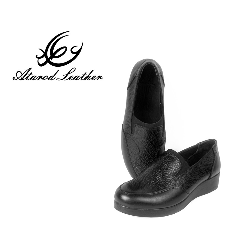 کفش زنانه طبی چرم عطارد مدل SH220 هالوکس والگوس چرم طبیعی - تصویر 9
