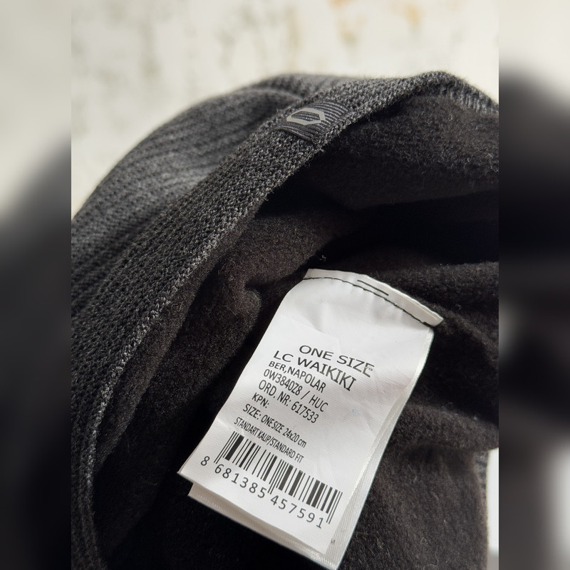کلاه بافتنی ال‌سی وایکیکی مدل LCW334 دو رنگ آستر دار - تصویر 5