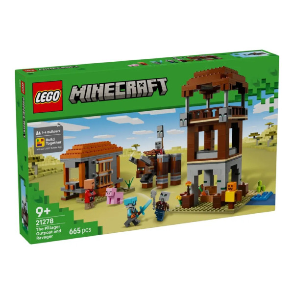 لگو Minecraft مدل The Pillager Outpost and Ravager لگو Minecraft مدل The Pillager Outpost and Ravager