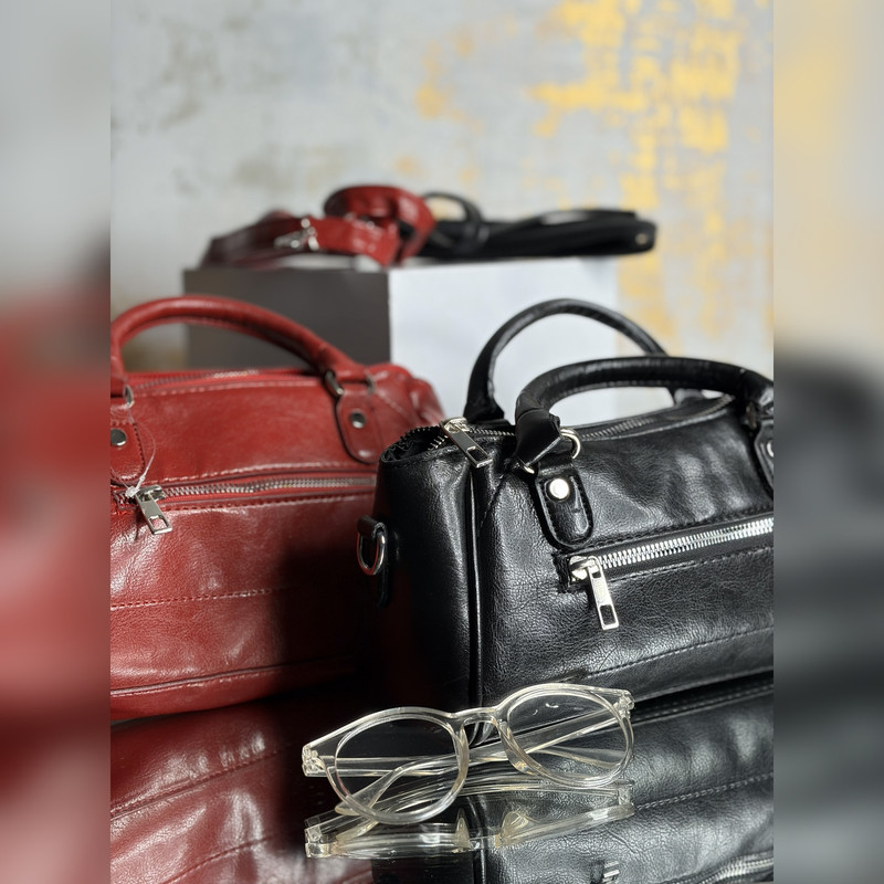 کیف دستی دوشی زنانه ال سی وایکیکی صندوقی چرم مصنوعی - تصویر 7