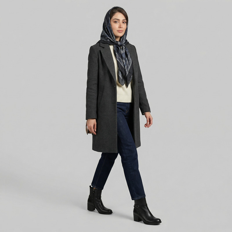 نیم‌بوت زنانه چرم وحید مدل بوناتو کد 8708 - تصویر 6