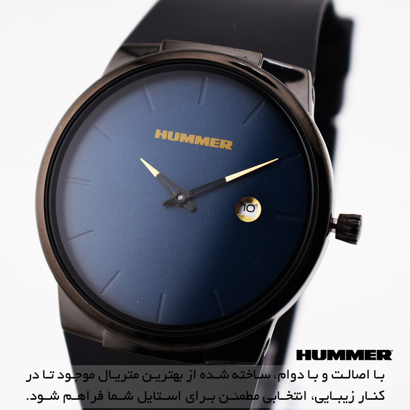ساعت مچی عقربه‌ای مردانه هامر مینیمال دو عقربه - تصویر 5
