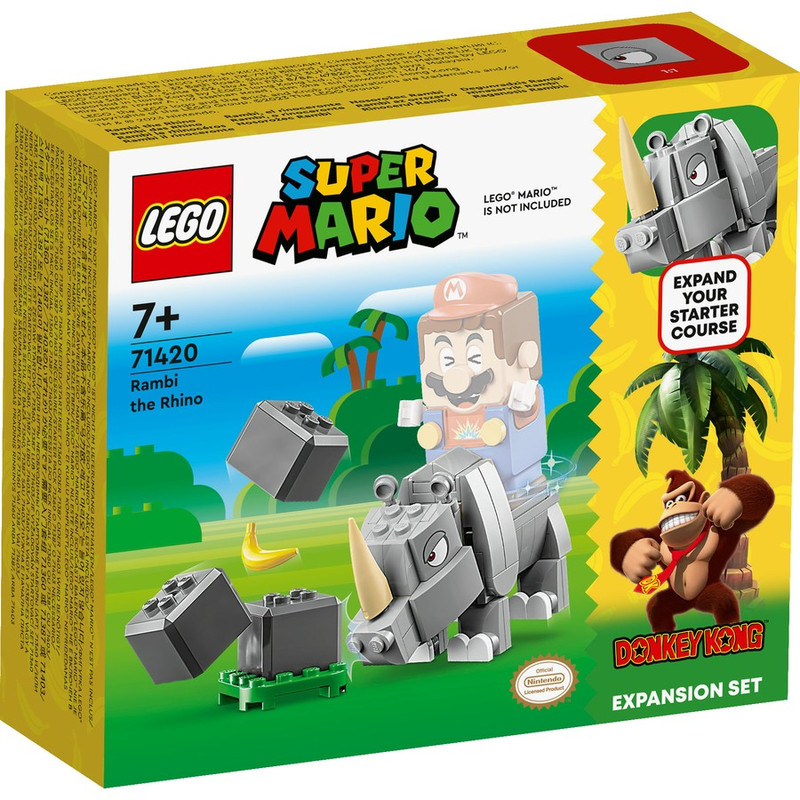 لگو Super Mario مدل Rambi the Rhino کد 71420