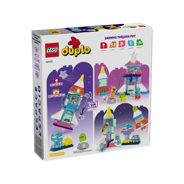 لگو DUPLO مدل 3in1 Space Shuttle Adventure کد 10422 - تصویر 5